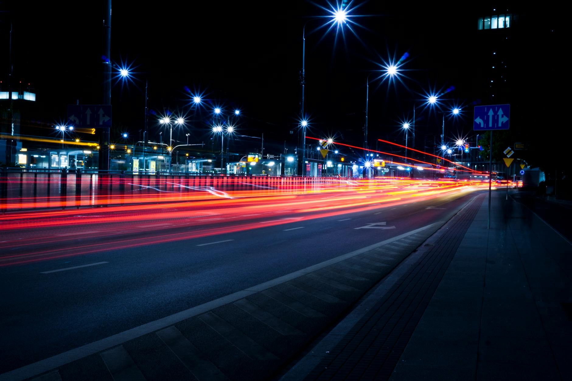 timelapse photography of streets